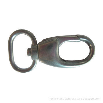 Snap hook with oval shape/metal material/majority of size/hot seller in 2014/OEM/ODM are welcome